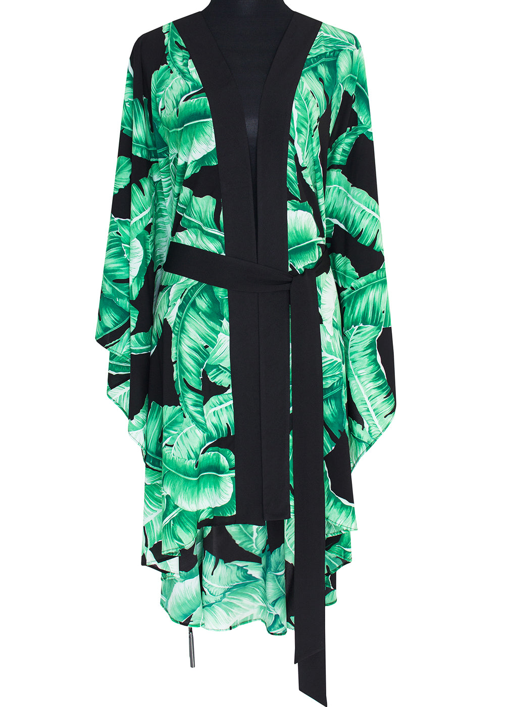 Jungle - Black Palm Kimono Wings (Black)