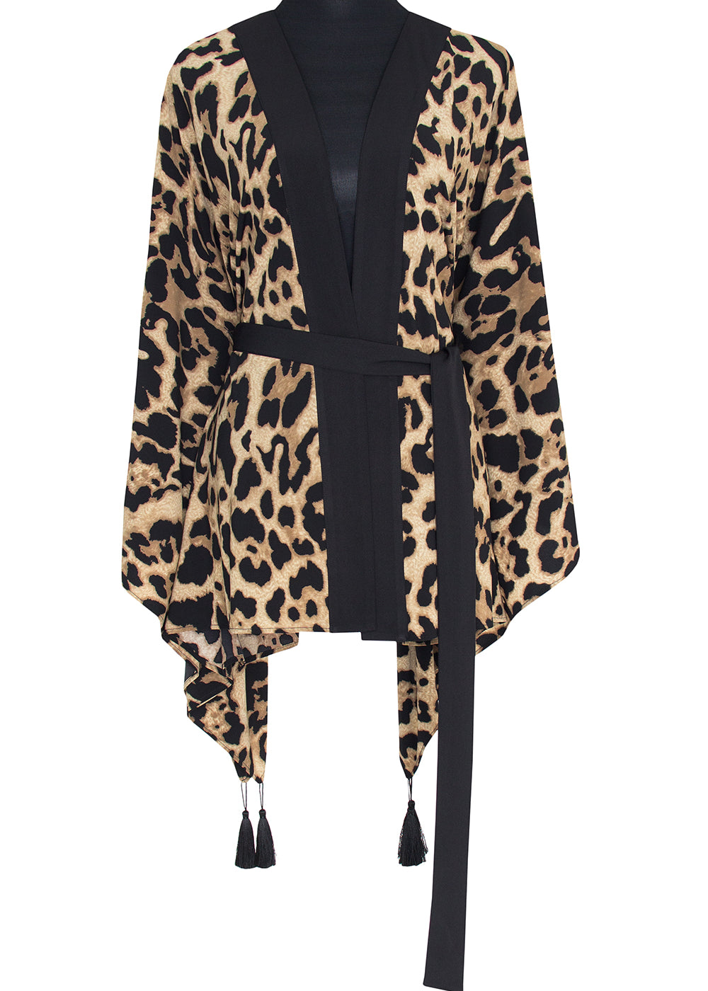 Safari - Cheetah Kimono (Black)