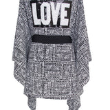 Tribal - Black Mayan Kimono Love (Black)