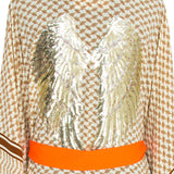 Desert - Sand Kimono Wings (Neon Orange)