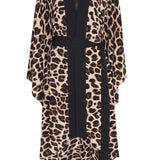 Safari - Brown Leopard Kimono Wings (Black) - Long