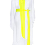 Monochrome - White Kimono (Neon Yellow)