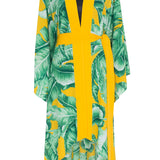 Jungle - Yellow Palm Kimono (Yellow)