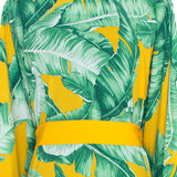 Jungle - Yellow Palm Kimono (Yellow)