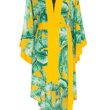 Jungle - Yellow Palm Kimono (Yellow)