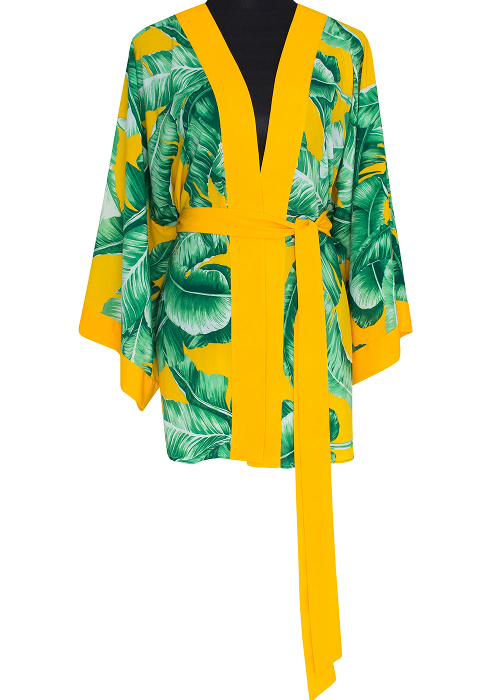 Jungle - Yellow Palm Kimono (Yellow)