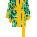 Jungle - Yellow Palm Kimono (Yellow)