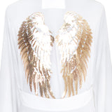 Monochrome - White Kimono Wings (White)