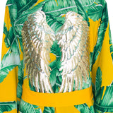 Jungle - Yellow Palm Kimono Wings (Yellow)