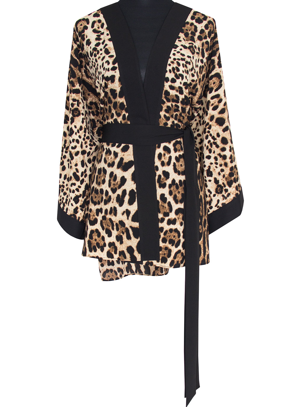 Safari - Cheetah Kimono (Black)