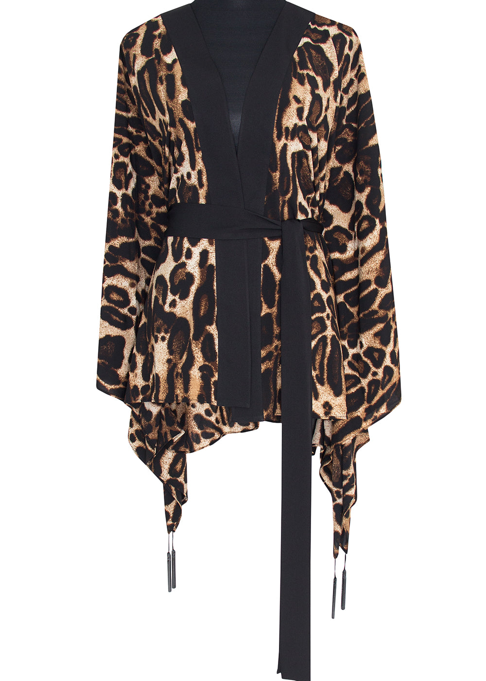 Safari - Wild Cat Kimono (Black)