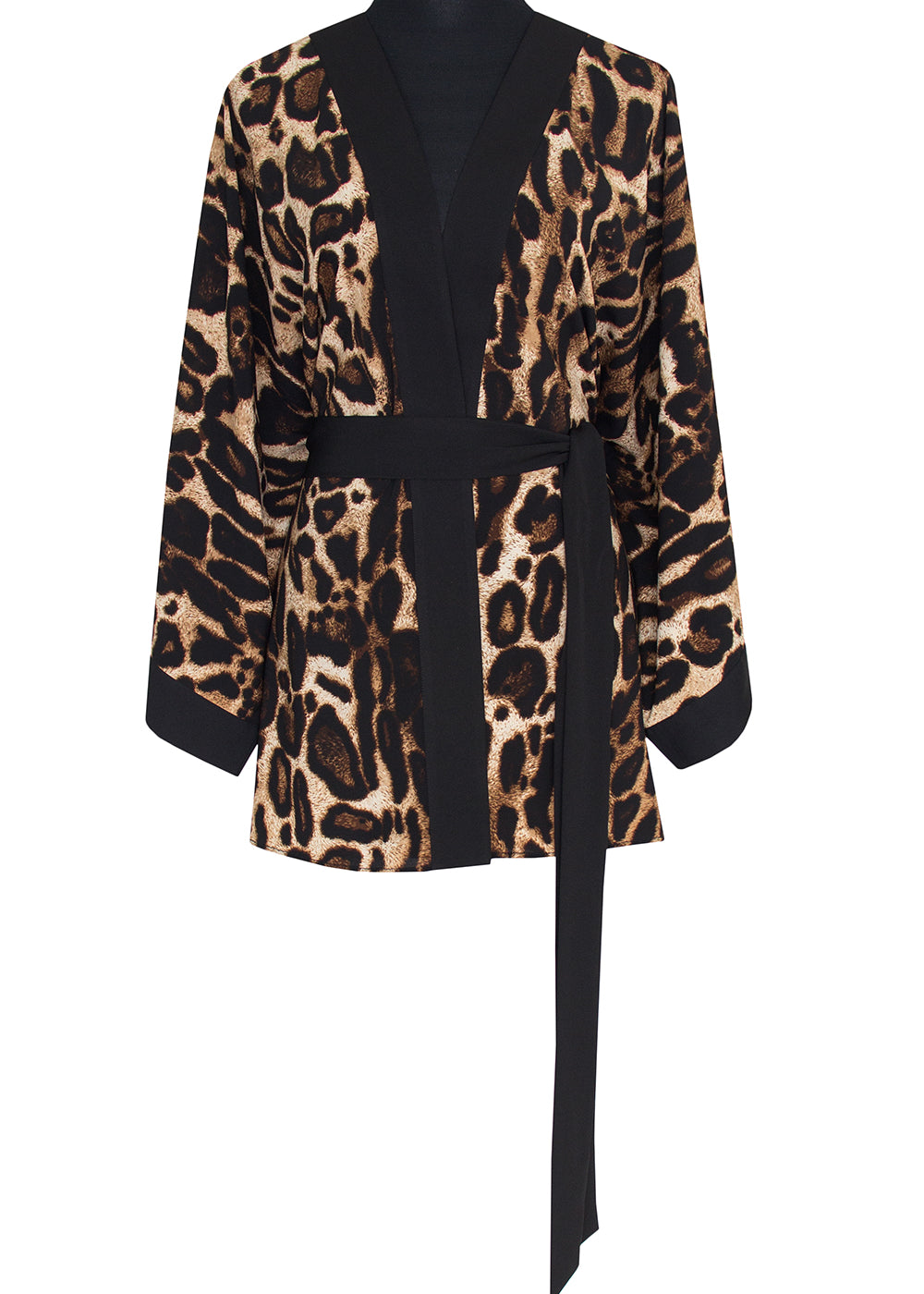 Safari - Wild Cat Kimono (Black)