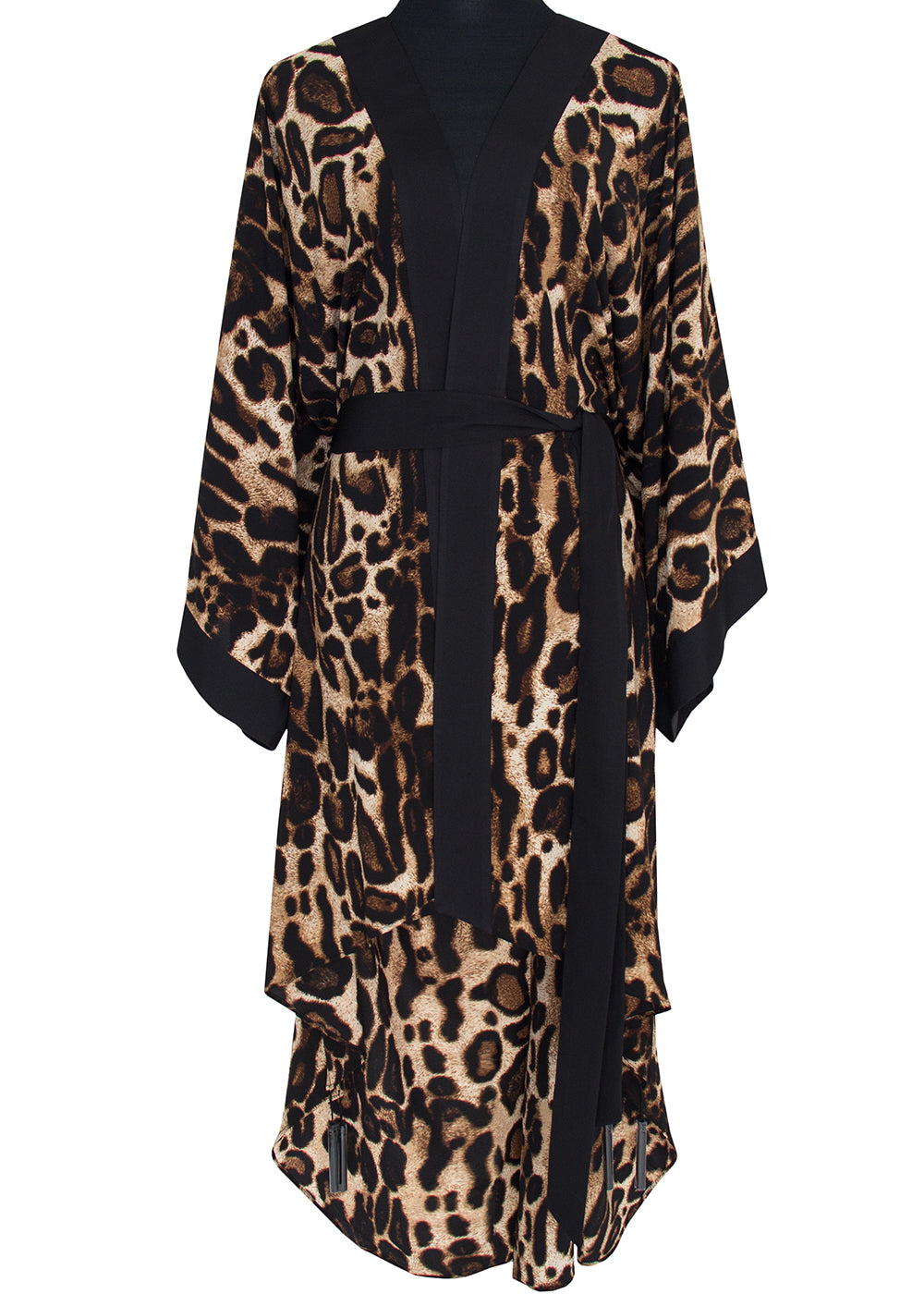 Safari - Wild Cat Kimono (Black)