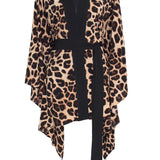 Safari - Brown Leopard Kimono Tiger (Black)