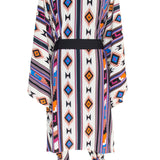 Boho - Blue Navajo Kimono (Black)