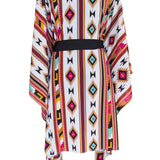 Boho - Maroon Navajo Kimono (Black)