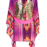 Tribal - Pink Kimono Wings (Neon Pink)