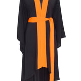 Monochrome - Black Kimono (Neon Orange)