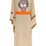 Desert - Sand Kimono Tiger (Neon Orange)