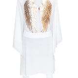 Monochrome - White Kimono Wings (White)