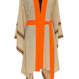 Desert - Sand Kimono Evil Eye (Neon Orange)