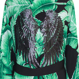 Jungle - Black Palm Kimono Wings (Black)