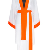 Monochrome - White Kimono (Neon Orange)