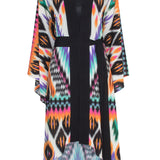 Tribal – Orange Apache Kimono (Black)