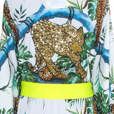 Tropics - Jaguar Kimono Panther (Neon Yellow)