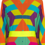 Tribal - Colorful Mayan Kimono (Neon Yellow)