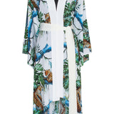 Tropics - Jaguar Kimono Panther (Off-White) - Long