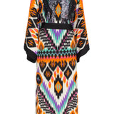 Tribal – Orange Apache Kimono Wings (Black)