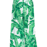 Jungle - Green Palm Pants (Off-White)