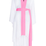 Monochrome - White Kimono Wings (Neon Pink)