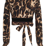 Safari - Wild Cat Crop Top (Black)