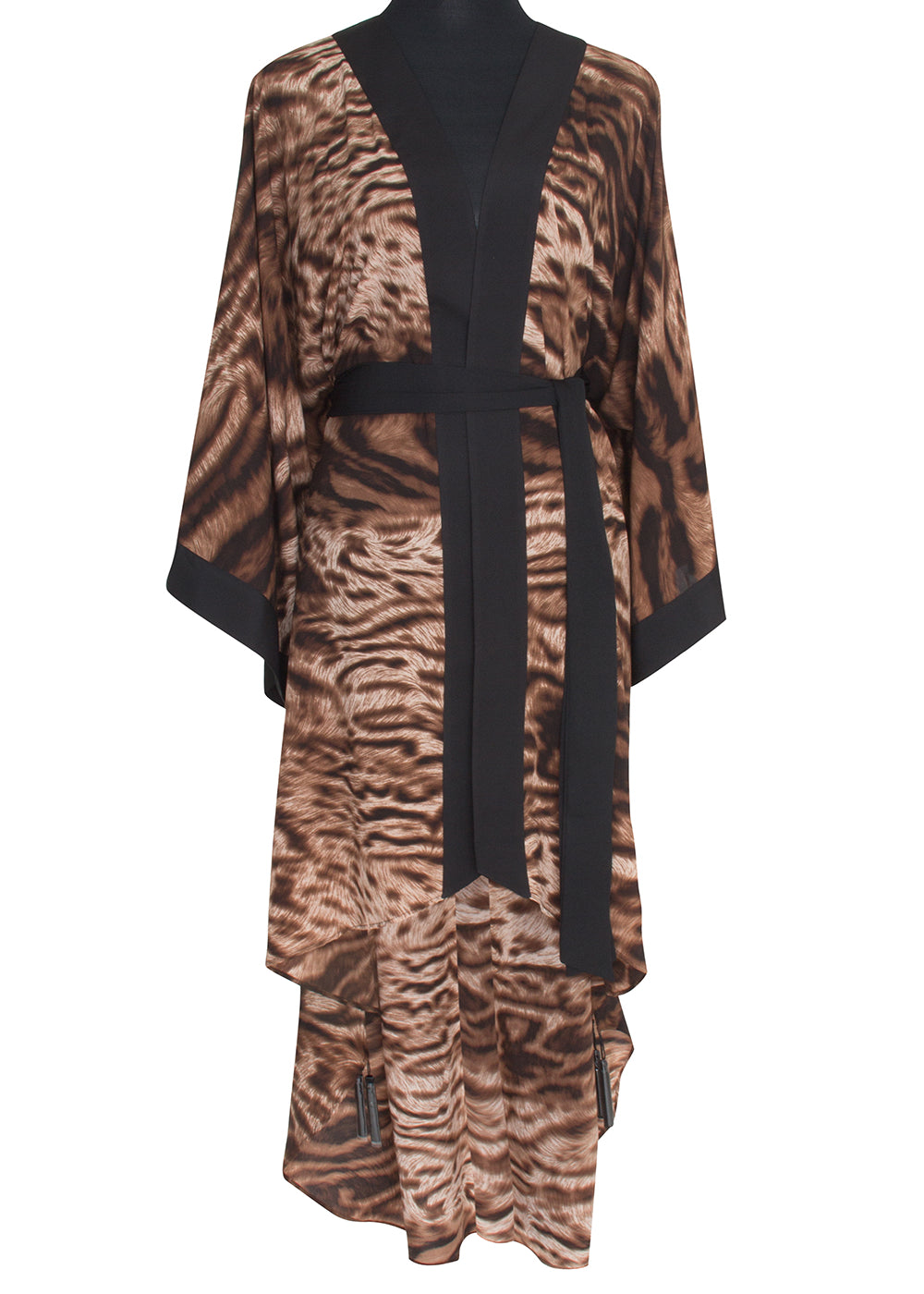 Safari - African Cat Kimono (Black)