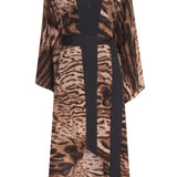 Safari - African Cat Kimono (Black)