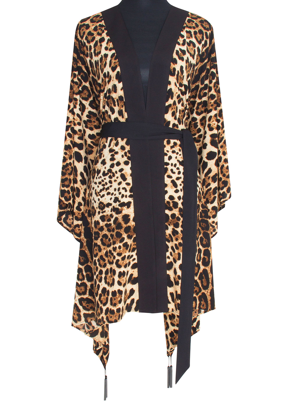 Safari - Cheetah Kimono (Black)