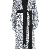 Tribal - Moon Kimono (Black)