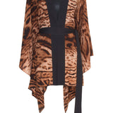 Safari - African Cat Kimono (Black)