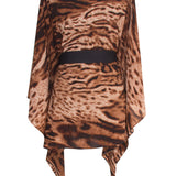 Safari - African Cat Kimono (Black)