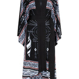 Tulum – Black Magic Kimono (Black) - Long