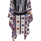 Boho - Blue Navajo Kimono Wings (Black)