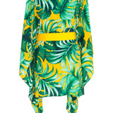 Jungle - Monstera Yellow Kimono (Yellow)