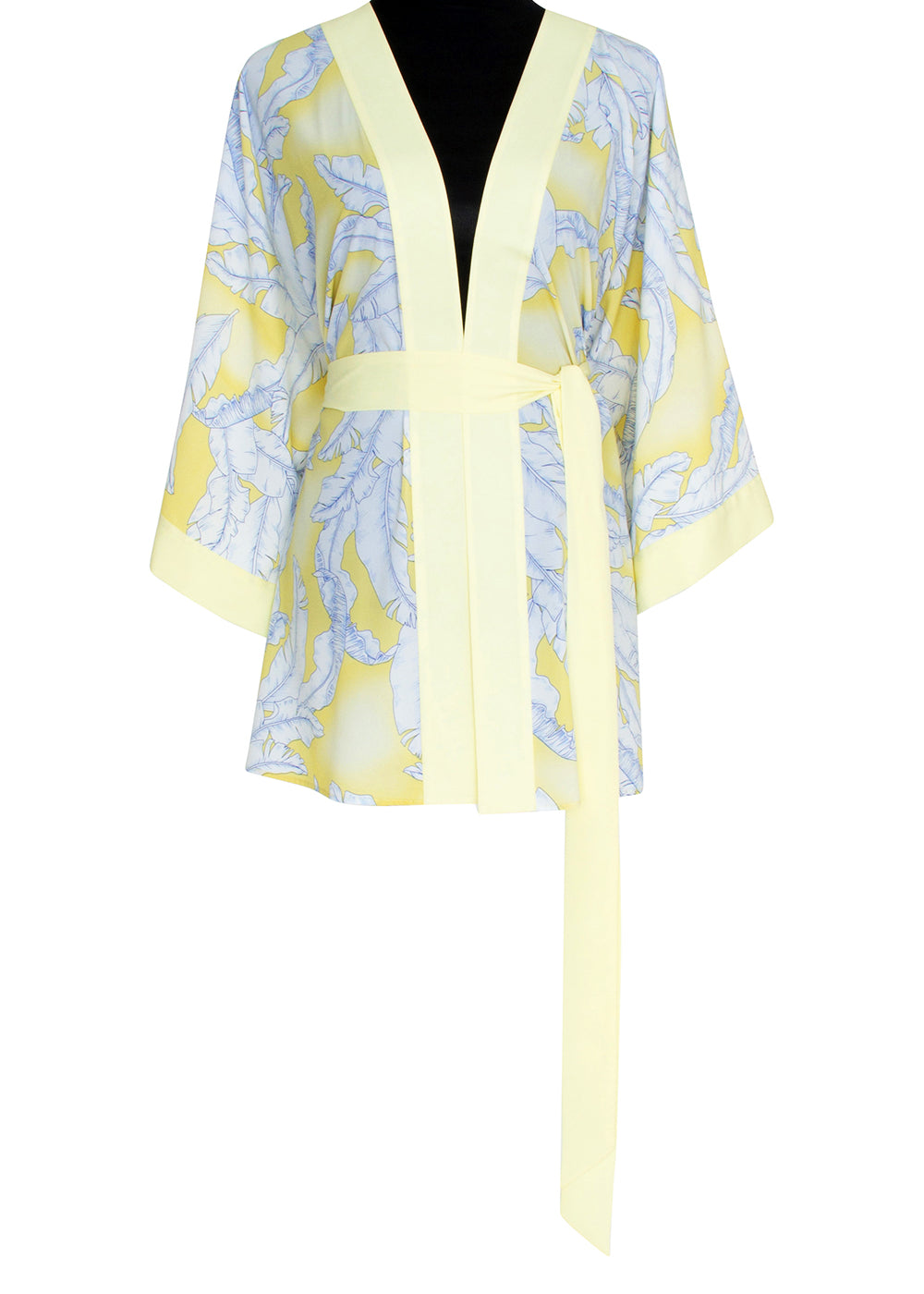 Jungle - Yellow Willow Kimono (Pastel Yellow)