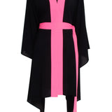 Monochrome - Black Kimono (Neon Pink)