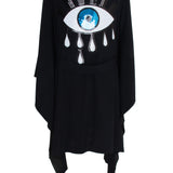 Monochrome - Black Kimono Evil Eye (Black)