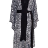 Tribal - Black Mayan Kimono (Black)