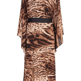 Safari - African Cat Kimono (Black)