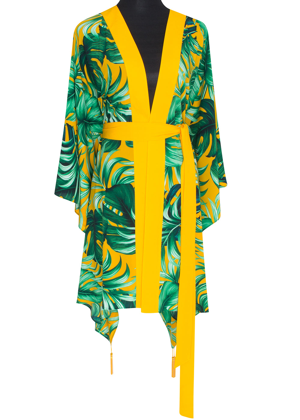 Jungle - Monstera Yellow Kimono (Yellow)